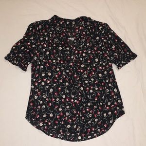Floral print Button-Down blouse